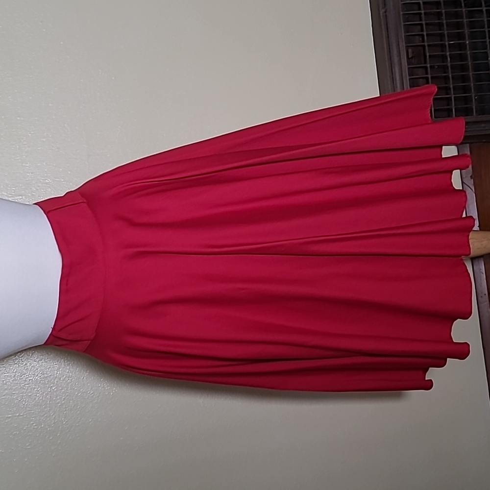 XL Pinup Couture red Doris skirt